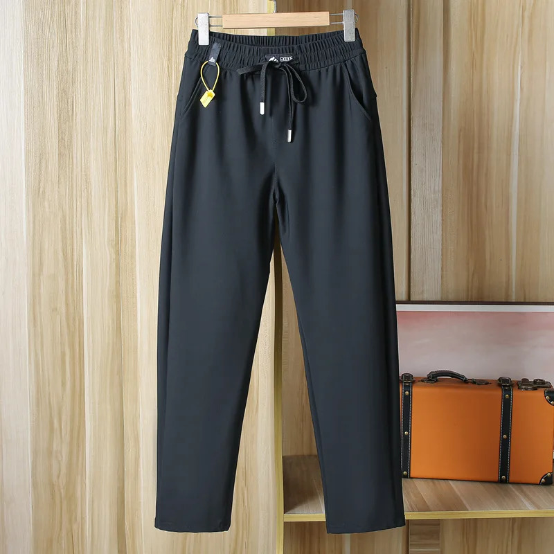 White Duck Down Winter Pants Men Waterproof Padded Sweatpants Joggers Male Thick Warm Long Trousers 4XL 241120