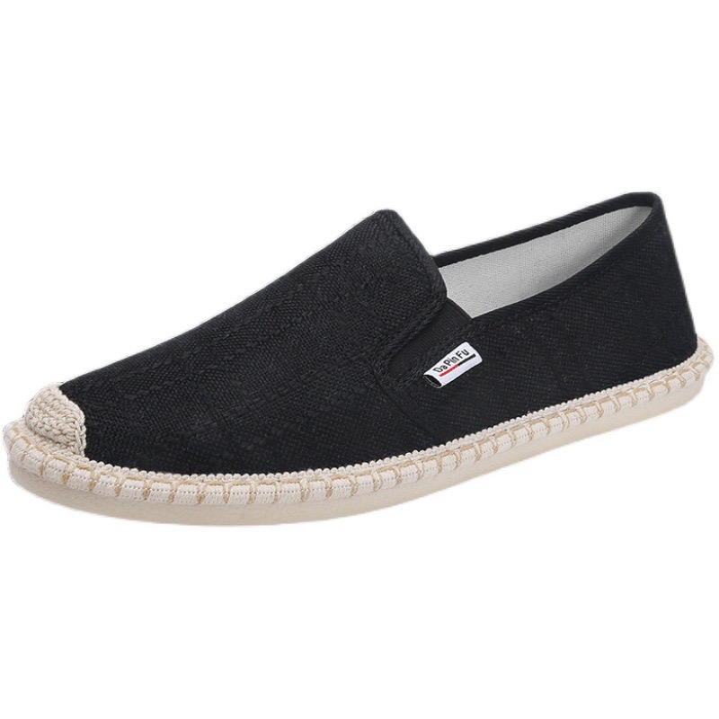 Loafers Male Espadrilles For Summer Breathable Canvas Men Fashion Soft Slip On Mens Shoes Casual Hemp New Wrap899 2f9a s