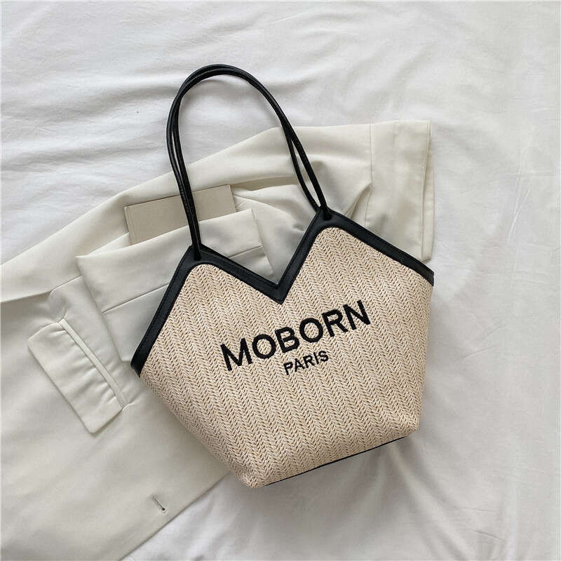 Women's Autumn New Trendy Casual Large Capacity Niche Fashion Shoulder Tote Bag Minimalist Armpit B2
