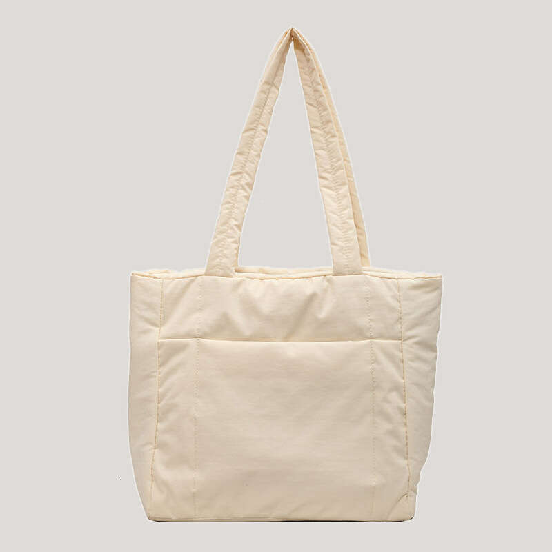New Cotton Handbag, Large Capacity Canvas Bag for Female College Students, Nylon Handbag