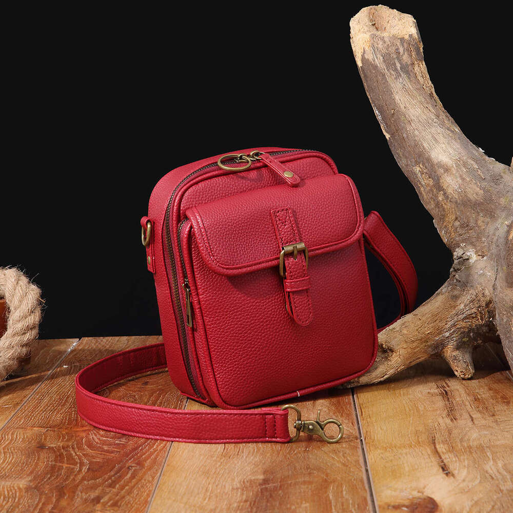 Unisex Mailman Trendy Storage Casual Shoulder Crossbody Mobile Phone Bag B1