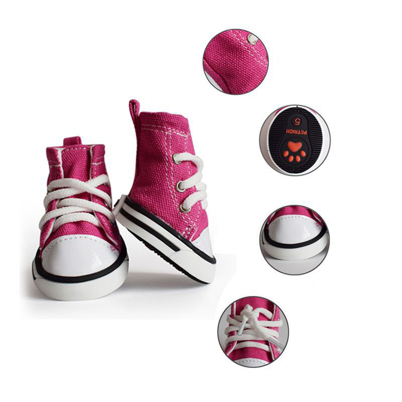 Dog Apparel Luxury Pet Products Canvas Shoes