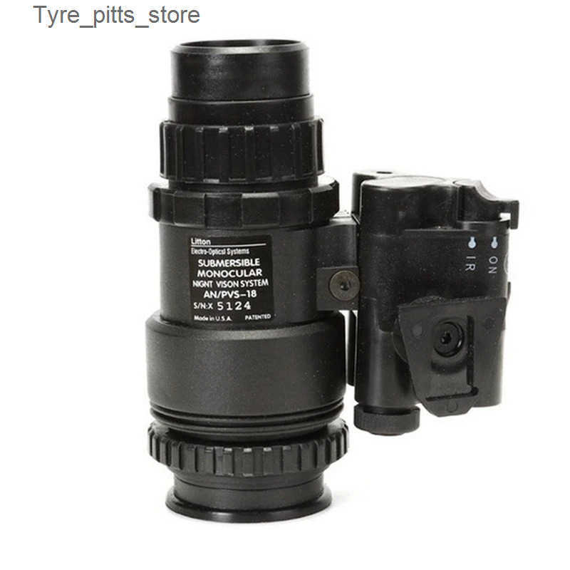 Telescopes PVS-18 infrared helmet high-definition digital wearing infrared night vision goggles 3-time magnifying telescope outdoor visual model L2409