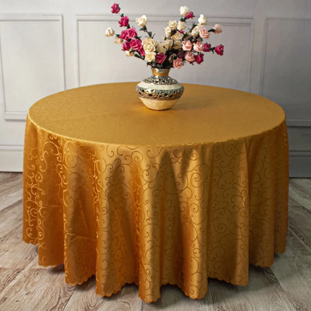 Plaid Cotton Linen Round Tablecloth Wedding Hotel BanqueTable Cloth For Hotel Birthday Wedding Banquet Restaurant Festival Party 75