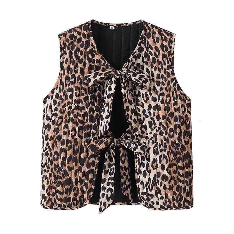 Spring Product European and American Women's Street Animal Pattern Printed Vest w091 1905 2024 New Casual Fashion Trendy Clothing