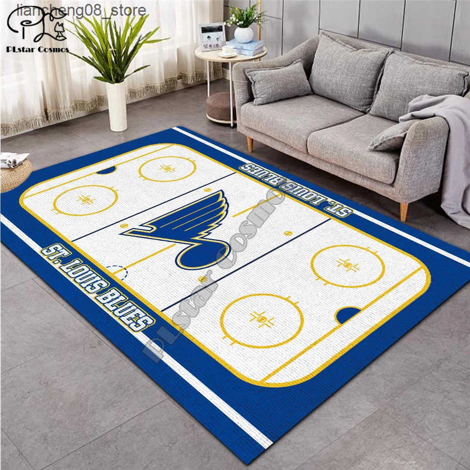 Carpets ice hockey carpet Anti-Skid Area Floor Mat 3D Rug Non-slip Mat Dining Room Living Room Soft Bedroom Mat Carpet style-03 L240910