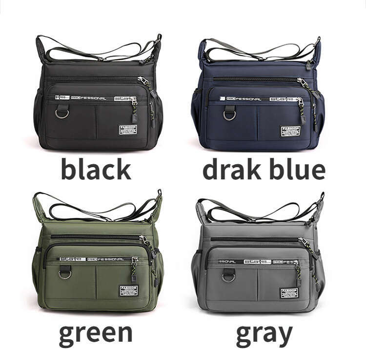 Large Capacity Shoulder Waterproof Wear Backpack Multi-Pocket Business Casual Men's Crossbody Bag