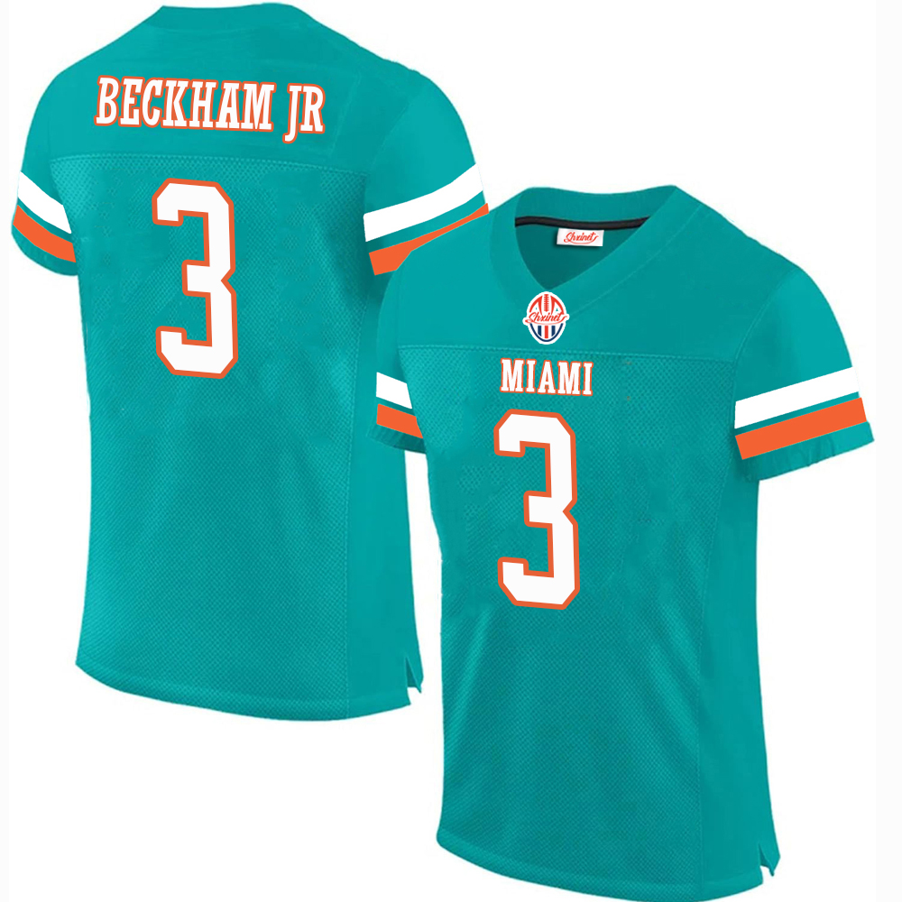 BECKHAM JR,ODELL#3 CHUBB,BRADLEY#2 HILL,TYREEK#10 RAMSEY,JALEN#5 TAGOVAILOA,TUA#1This baseball uniform is a quick-drying custom-made sportswear for te