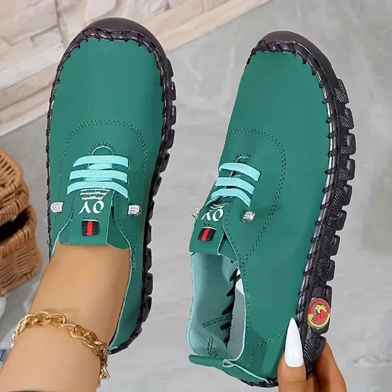 Sneakers 2025 New Spring Summer Loafers Soft-soled Roman Breathable Outdoor Retro Plus Size Single Shoes For Women