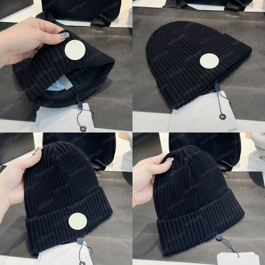 Designer beanie mens hats winter knitted bonnet thicken warm soft fashion mutze outdoor cold proof womens luxury beanie designer skull cap black white pink hg224 Q2