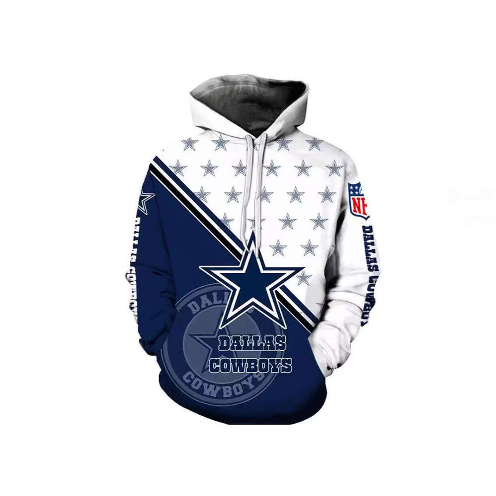 2024 Spring and Autumn New Casual 3D Digital Printed Hoodie Men's Street Motorcycle Round Neck Top