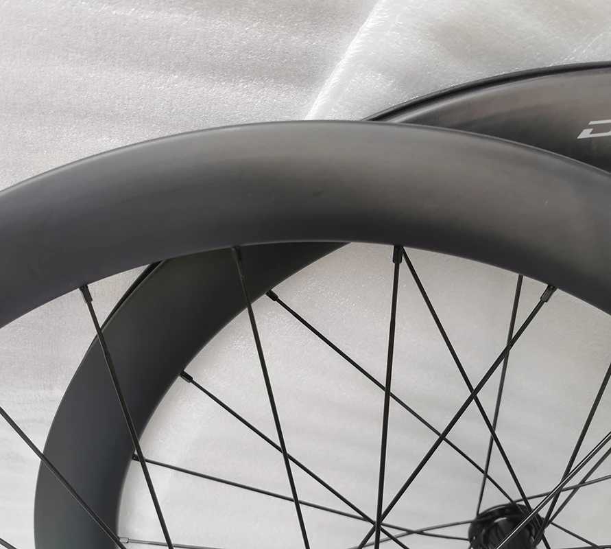 Bike Wheels Super Light Carbon Disc Bike Wheel 50mm 60mm Width 25mm 28mm Ceramic Hub Road Bike Disc Wheelset 700C Custom Sticker Wheels 700C S241223