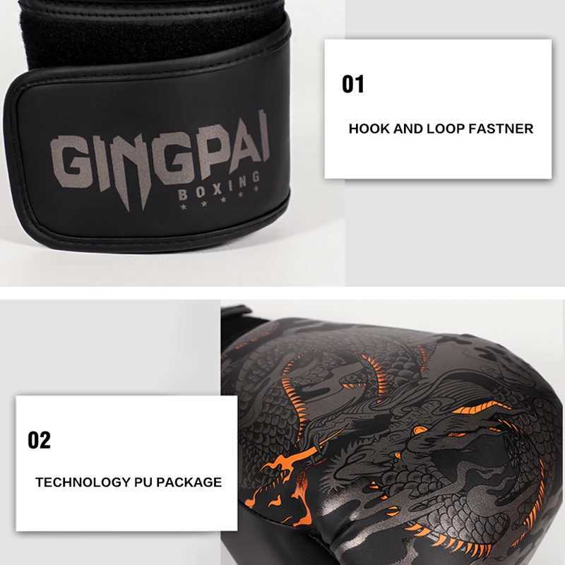 Professional boxing gloves for adult Sanda combat training practical thick and breathable Muay Thai womens boxing bagW241125