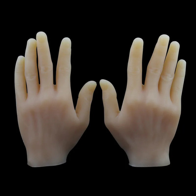 Tattoo Practice Hands Silicone Soft Tattoo Practice Fake Hands Skin Tattoo Artist Beginner Tattoo Training Tools Accessories 241202