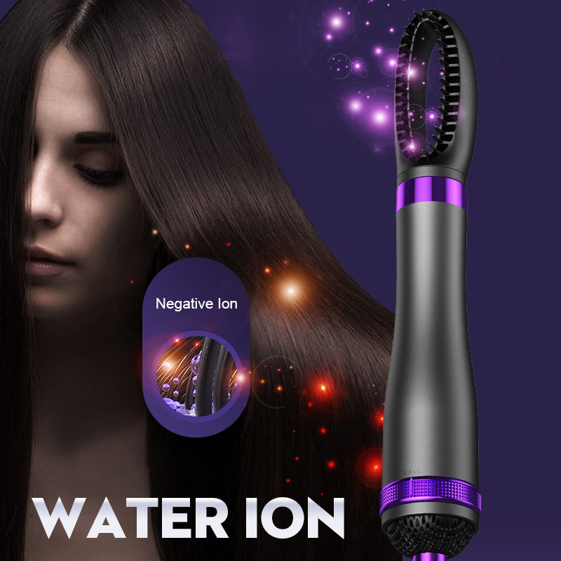 5 In 1 Negative Ionic Electric Brushes,Removable Dryer For Fast Drying,Low Noise Hair Curler/Straighteners Tools Salon