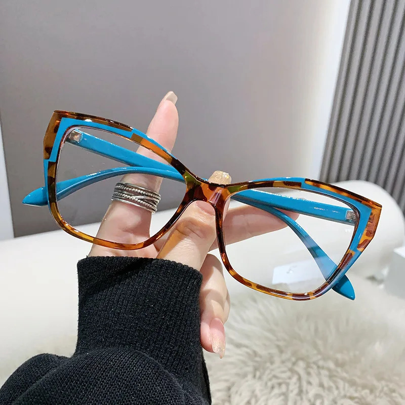 Womens optical glasses frame anti blue light blocking glasses Cats Eye womens fashion glasses 241202