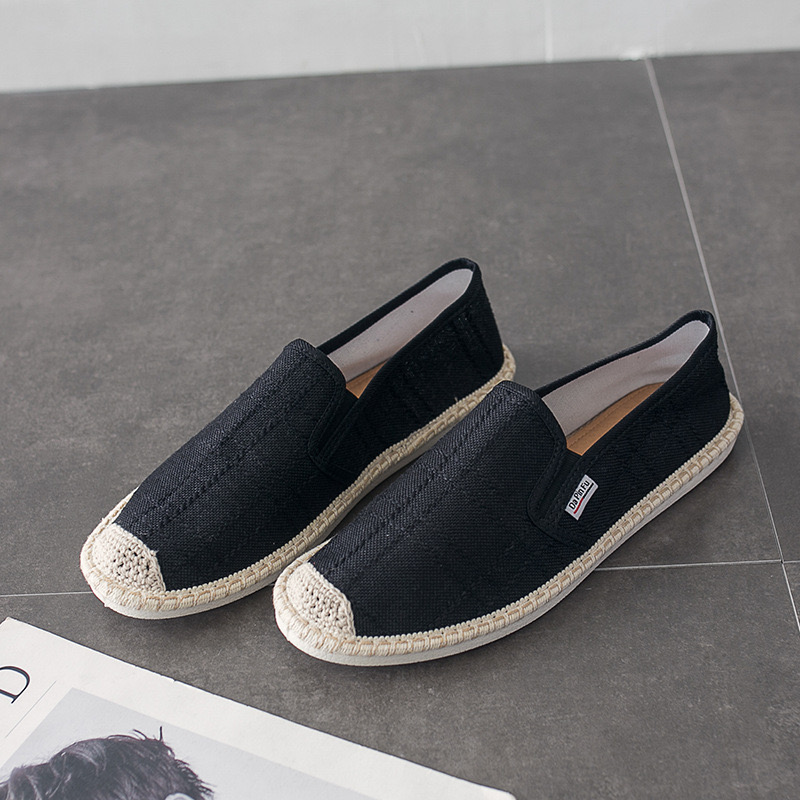 Loafers Male Espadrilles For Summer Breathable Canvas Men Fashion Soft Slip On Mens Shoes Casual Hemp New Wrap899 2f9a s