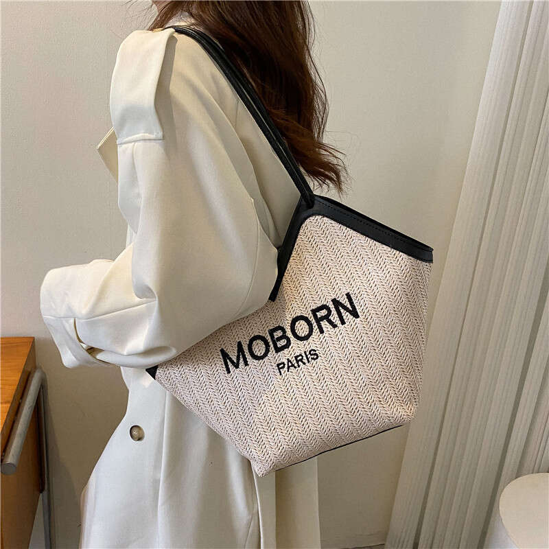 Women's Autumn New Trendy Casual Large Capacity Niche Fashion Shoulder Tote Bag Minimalist Armpit B1