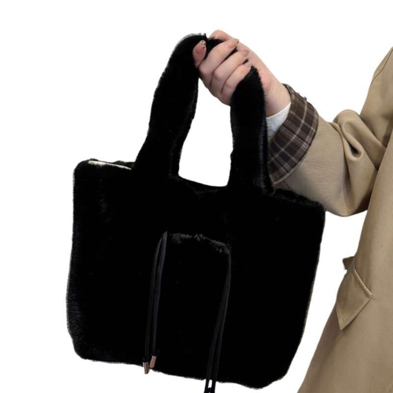 Tote Bag Customization Not Retreat 10a Hobo Bag Women Handbag Evening Wallet Cute Chinese Style Handbag Fluffy Plush Large Capacity Imitation Mink Mak