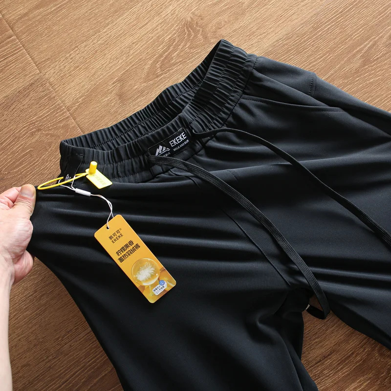 White Duck Down Winter Pants Men Waterproof Padded Sweatpants Joggers Male Thick Warm Long Trousers 4XL 241120