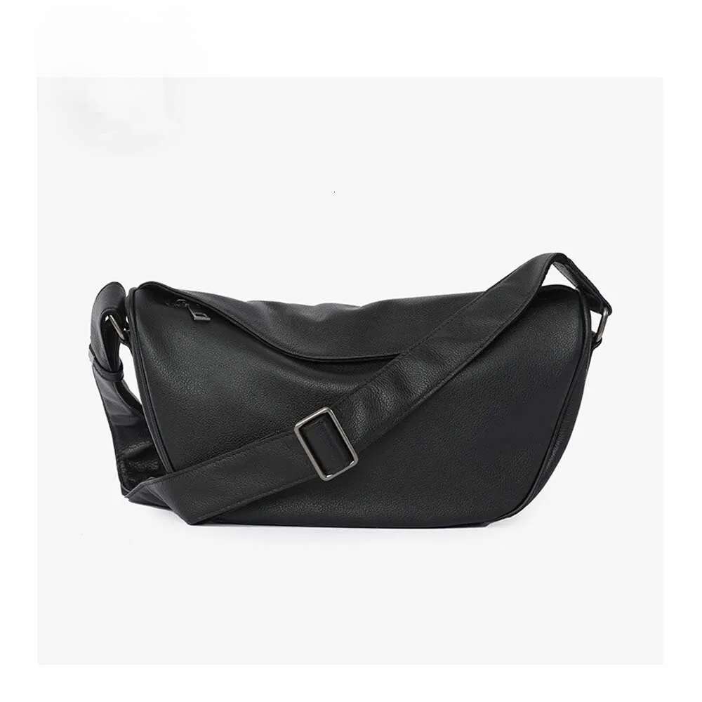 Motingsome Saddle For Women Underarm Cow Hide Leather Bag Small Pouch Fashionable Lady Handbag Travel Pack New