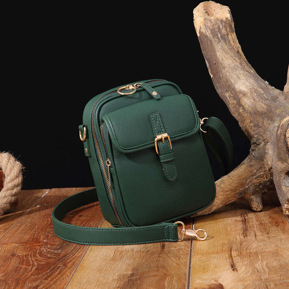 Unisex Mailman Trendy Storage Casual Shoulder Crossbody Mobile Phone Bag B2