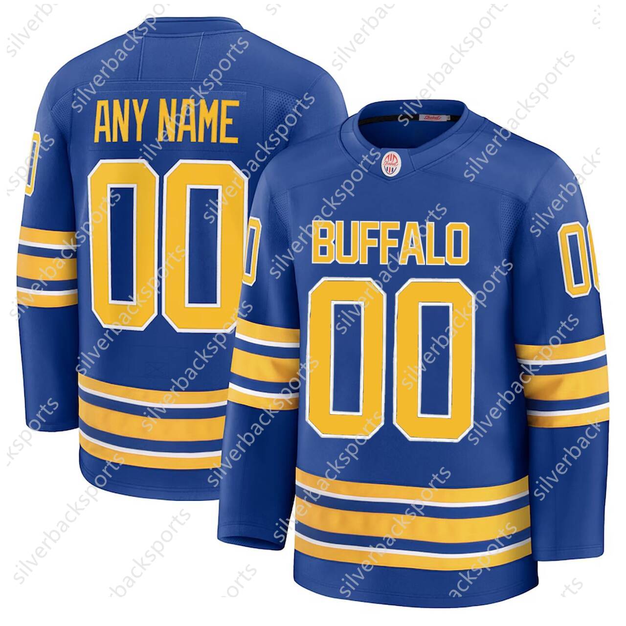 72 Tage Thompson 2024-25 New Hockey Zach Benson Alex Tuch Devon Levi Luukkonen Jack Quinn JJ Peterka Greenway Peyton Krebs Jersey