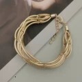 STRATHSPEY New Long Irregular Copper Tube Necklace For Women gold color necklace wedding statement necklaces jewelry