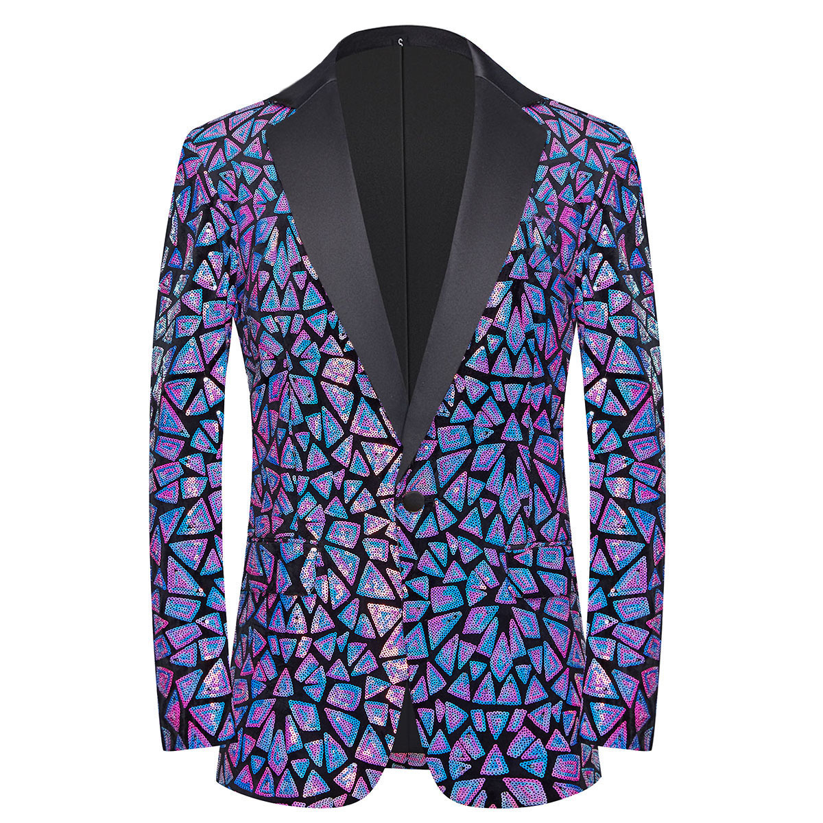K246 Plus Size Men's Suit Jacket - Wedding Groomsmen Work Uniform