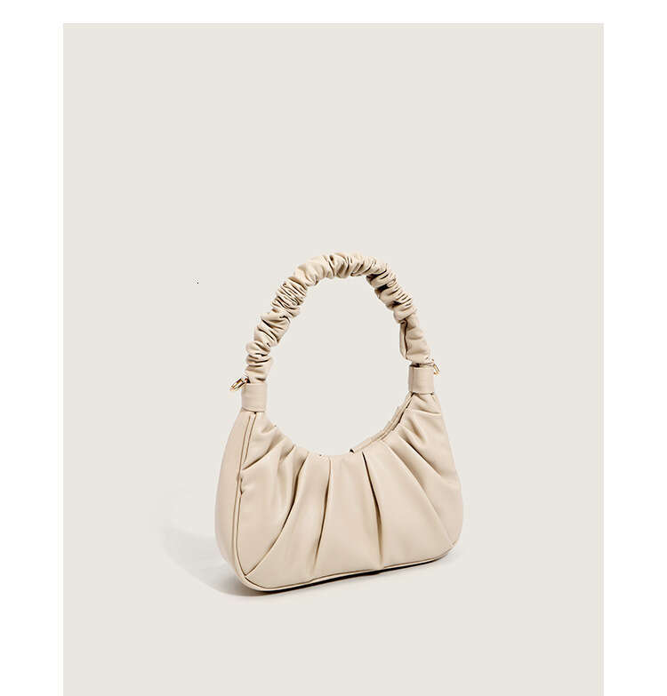 New Pleated Tote Soft Leather Clouds Dumpg Underarm Bags Summer Shoulder Crossbody Bag