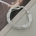 STRATHSPEY New Long Irregular Copper Tube Necklace For Women gold color necklace wedding statement necklaces jewelry