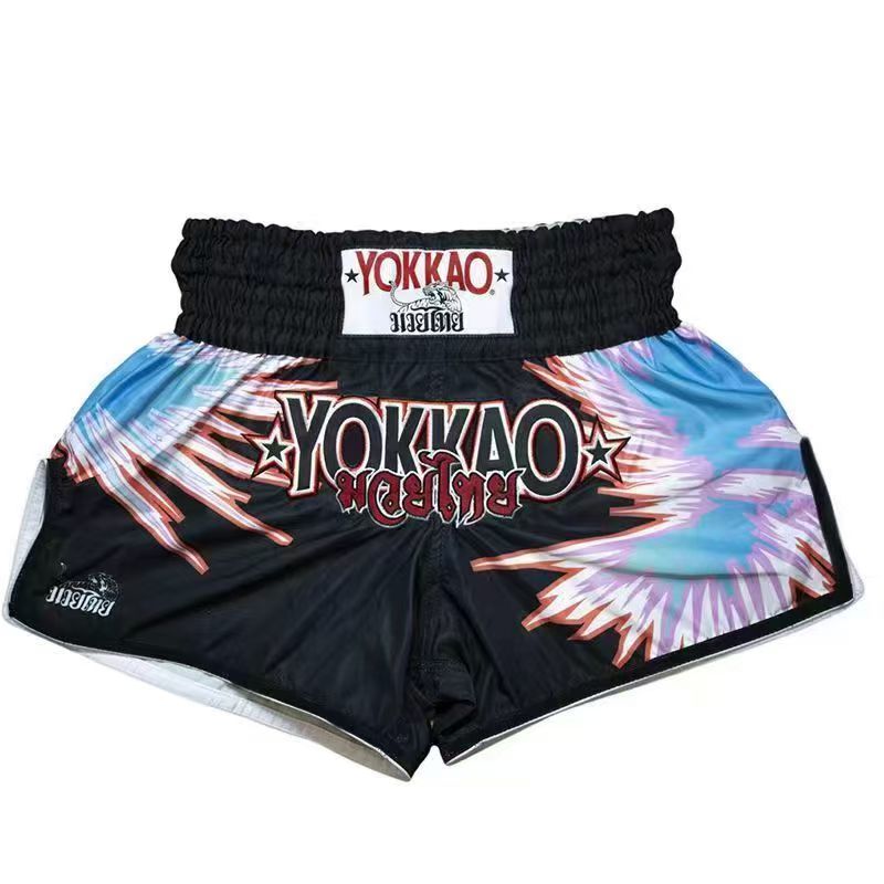 Boxing Shorts YOKKAO Pants Sanda Training Clothes Muay Thai Shorts Combat Pants MMA Fighting S-4XL