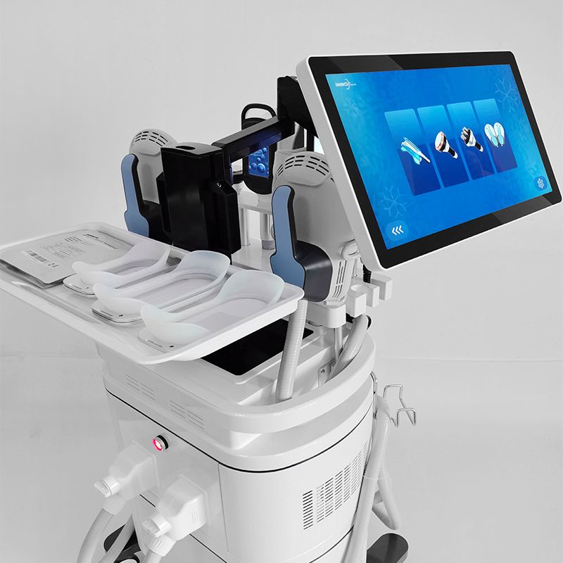 New Technology EMS Freezing Fat Dissolving Cryolipolysis Multipolar 40K RF Belt Massager 360 Cryotherapy Slimming Machin