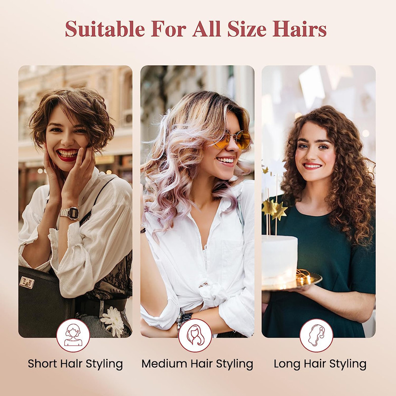 Professional Curg Iron Ceramic Triple Barrel Hair-Curler Irons Wave Waver Styg Tools Hair Styler Wand For Woman