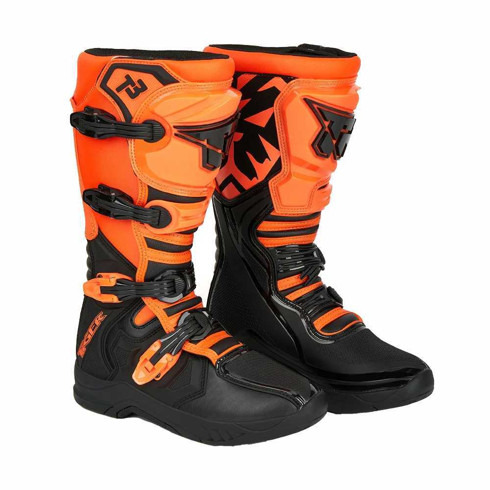 Motorcycle Footwear Mens Motorcycle Protective Boots Professional Outdoors Motocross Racing Long Boots Anti Slip Breathable Motos Shoes S2411222