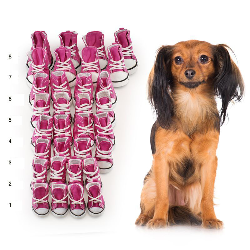 Dog Apparel Luxury Pet Products Canvas Shoes