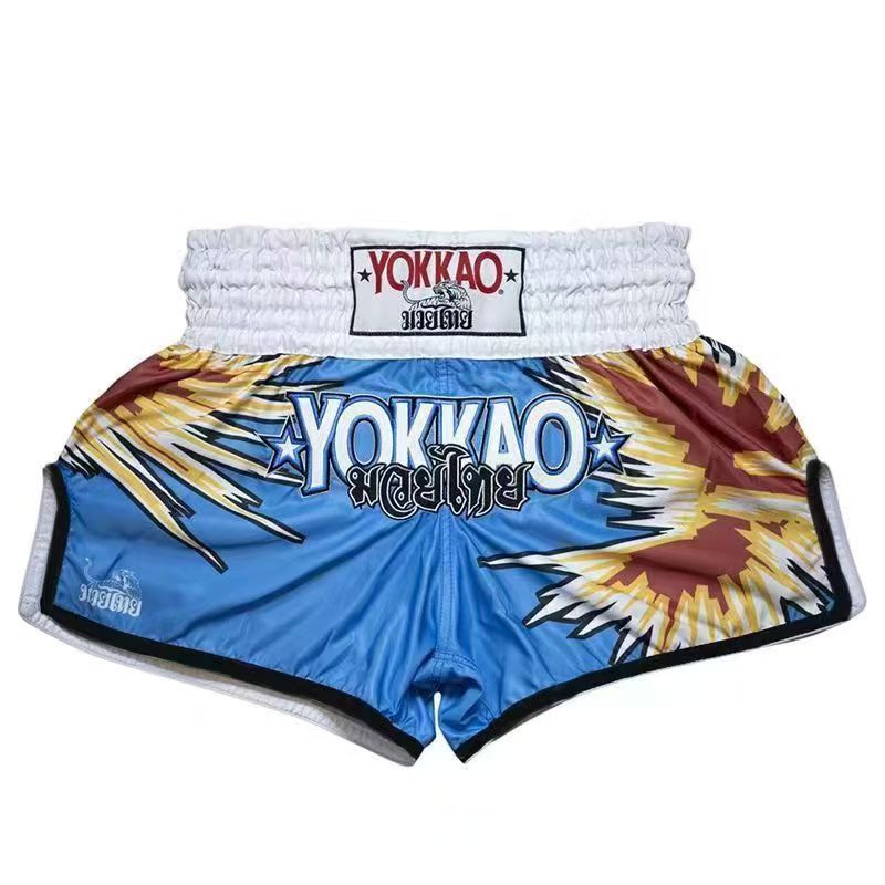 Boxing Shorts YOKKAO Pants Sanda Training Clothes Muay Thai Shorts Combat Pants MMA Fighting S-4XL