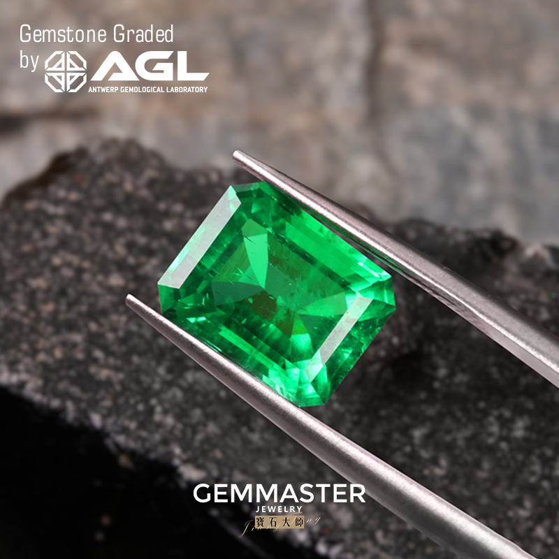 Emerald Cut Lab Grown Emerald VVS VS Green Gemstone Colombia Color Hydrothermal Lab Emerald With Certificate loose Emerald