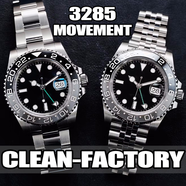 CLean Factory Luxury Mens Watch Designer Watches High Quality 3186 / 3285 Automatic Mechanical Movement Watches 904L Stainless Steel Ceramic Bezel Dial Luminous