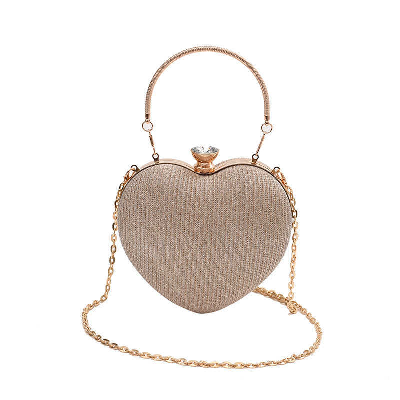 2025 New Fashion Chain Crossbody Bag Handheld Single mini wallets shaped Bag Inlaid Diamond Metal Handheld Crossover Bag 241202