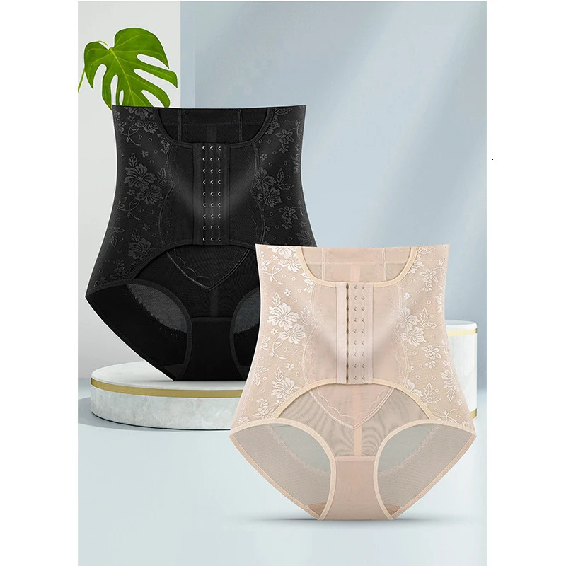 BurVogue Butt Lifter Panties High Waist Tummy Control Body Shaper Cincher Panty Girdle Shapewear Underwear 241121