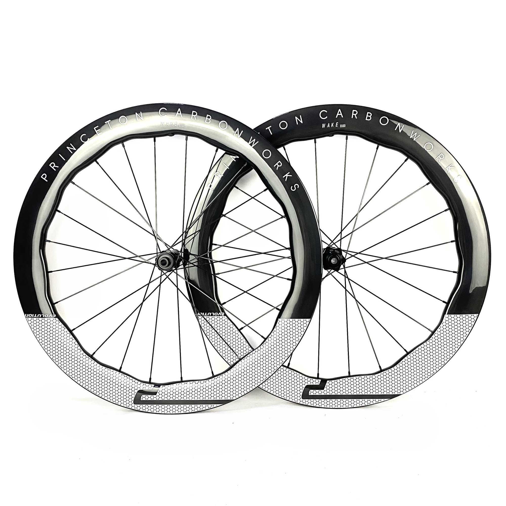 Bike Wheels 700C Road Bicycle Bike Disc Brake Wheel Set Carbon Fiber New Princeton PEAK 6560 Width 28mm Clincher/Tubeless/Tublar S241223