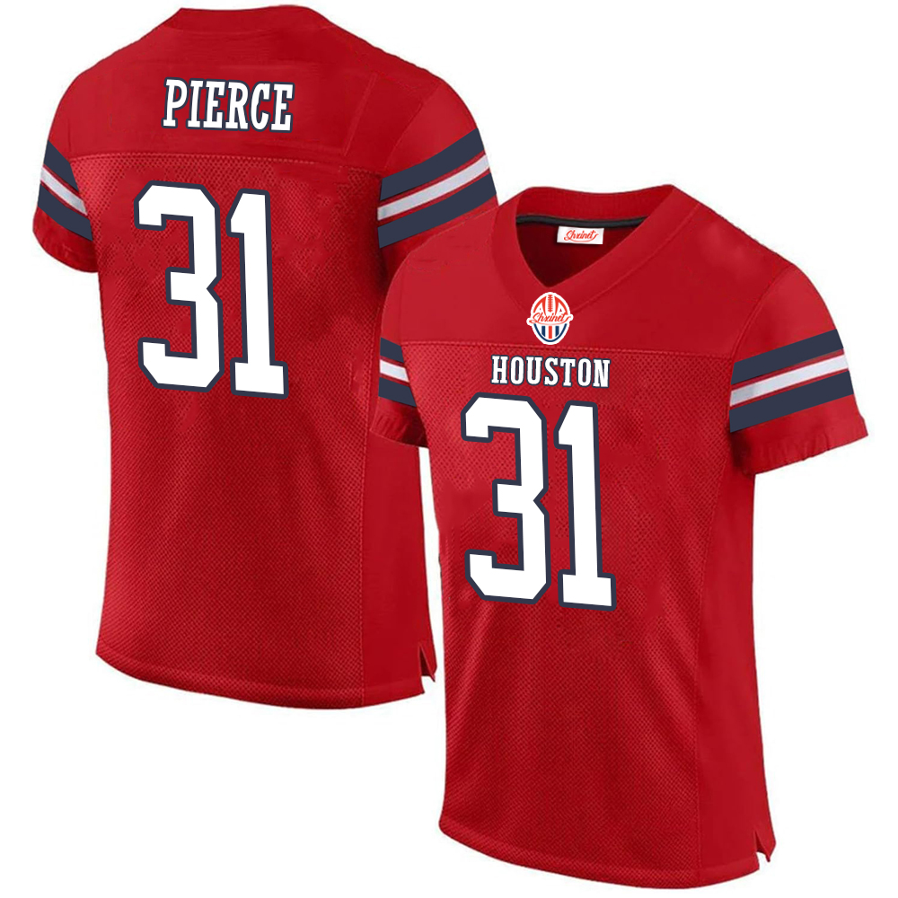 COLLINS,NICO#12 PIERCE,DAMEON#31 STROUD,C J#7 This baseball uniform is a quick-drying custom-made sportswear for teenagers and adults to participate i