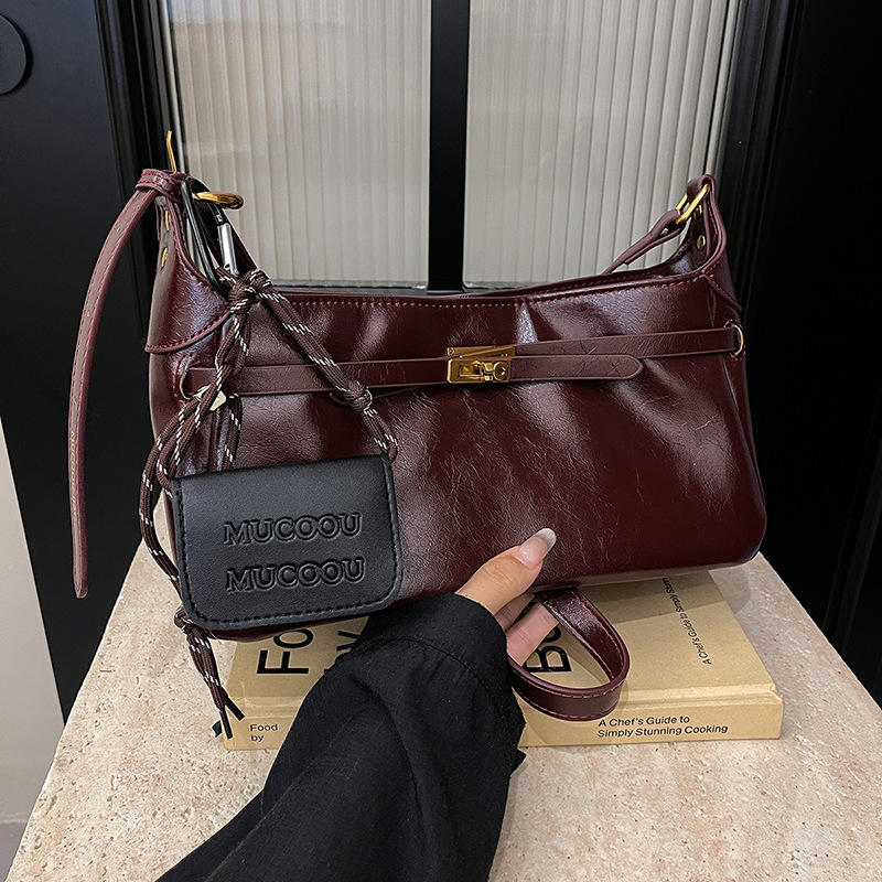 High End Small For Bags Handbags Women Autumn And Winter Versatile Crossbody Fashionable Single Shoulder Armpit Bag Trendy Designer