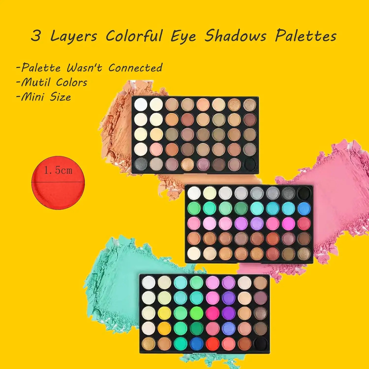 120 Color Makeup Eyeshadow Platte with 8 Bruses Cosmetics Durable Waterproof Matte Palette Eye Shadow Plate 241118