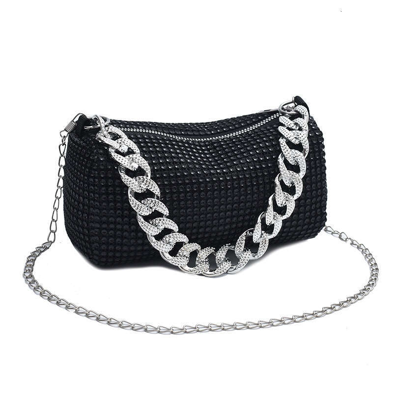 New Female Chain Korean Version Fashion Trend Bright Dia Niche Crossbody Bag Handbag For Women B1