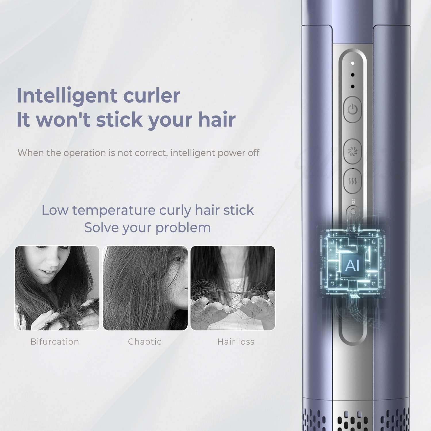 Multifunctional Six-In-One High-Speed Silent Dryer Curg Iron, Straight Hair Hot Air Comb Styg Equipment