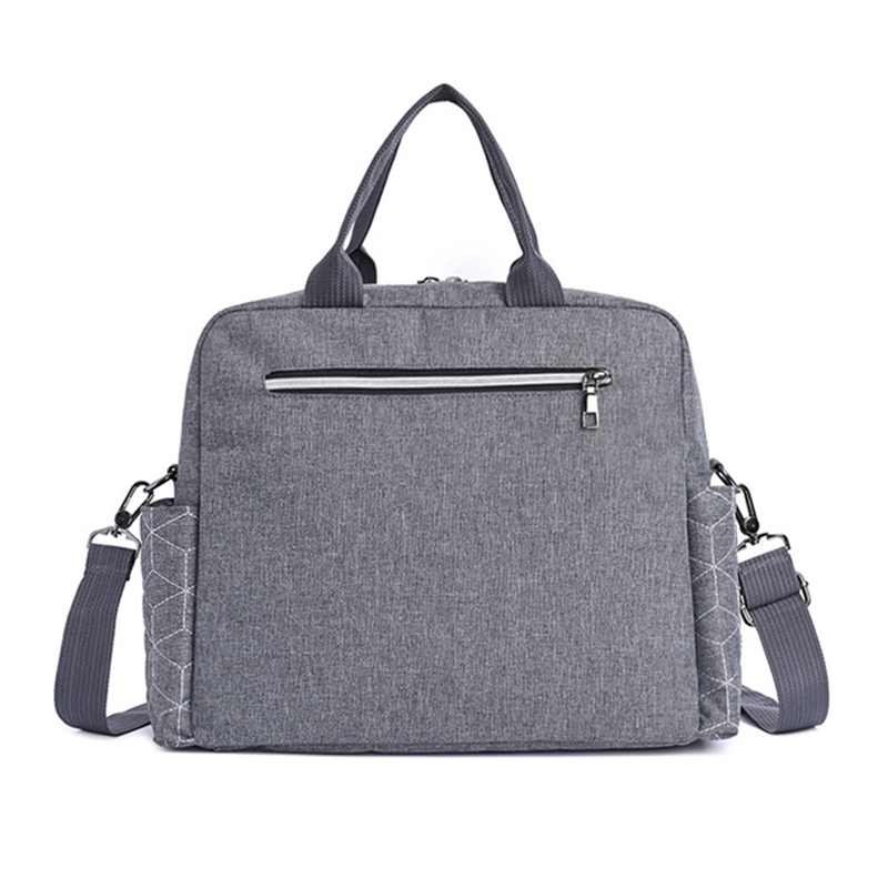 Tote Waterproof Solid Color Square Mummy Bags Large Capacity Stroller Hangbag Baby Diaper Storage Bag New