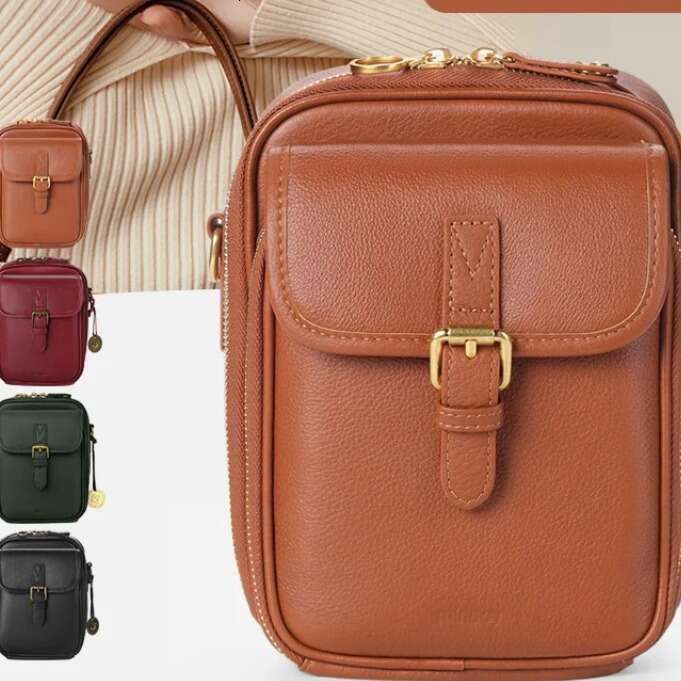 Unisex Mailman Trendy Storage Casual Shoulder Crossbody Mobile Phone Bag B2