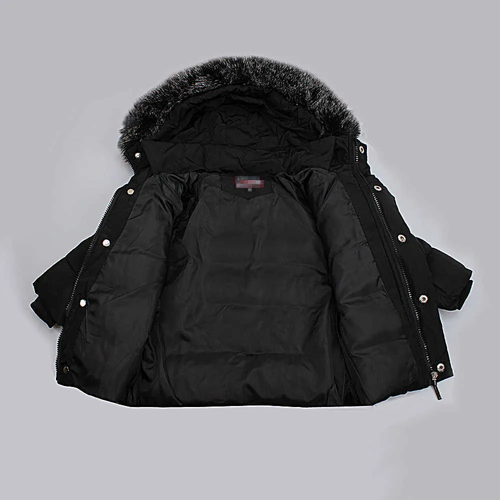 Hooded Parkas Infant Hooded Down Coat Baby Coat Warm Thick Jacket Toddler Down Jacket Kids Outfit L250814